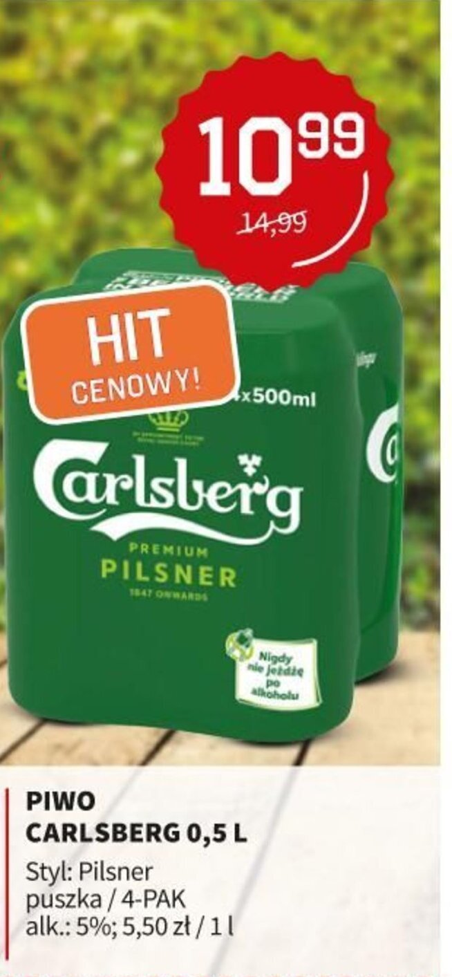 Duży Ben Piwo Carlsberg 4x0,5l oferta