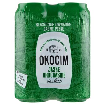 Globi Okocim Piwo jasne okocimskie 4 x 500 ml oferta