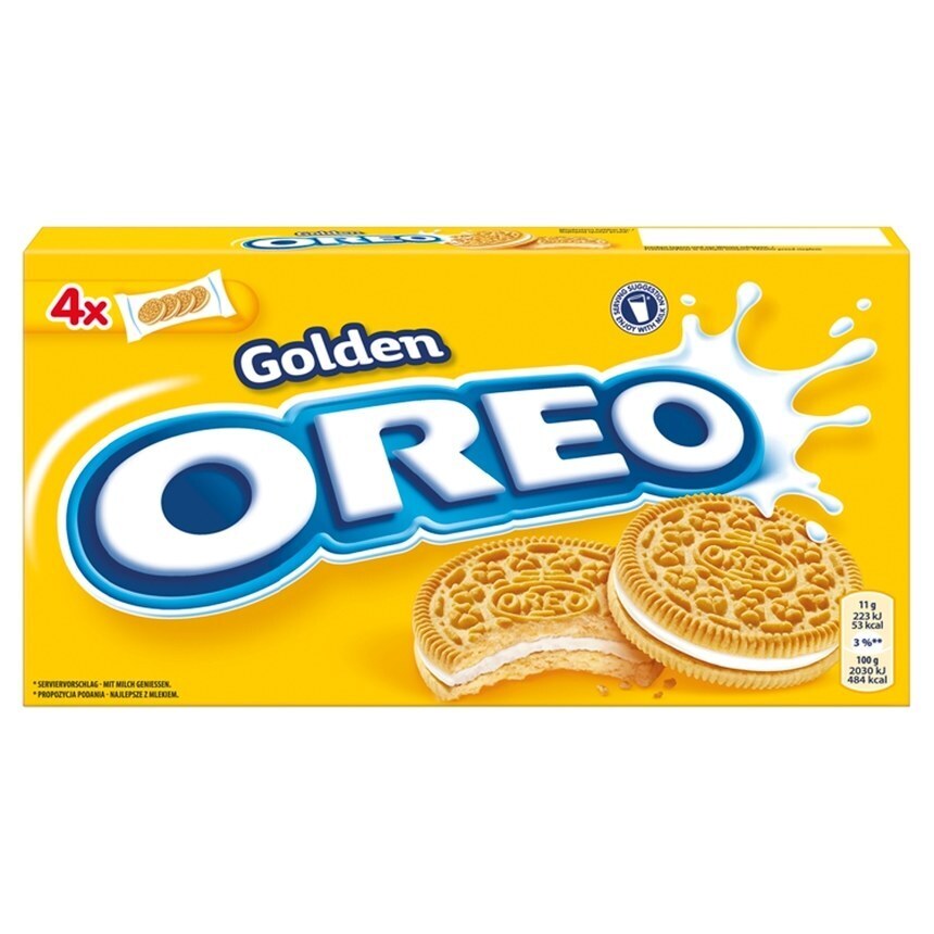 Intermarche Oreo Golden Ciastka z nadzieniem o smaku waniliowym 176 g (16 sztuk) oferta