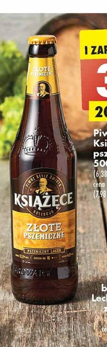 Biedronka Książęce Złote Pszeniczne Piwo 500 ml oferta