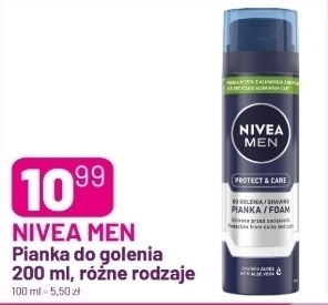 Koliber drogerie Nivea MEN Protect & Care Ochronna Pianka DO Golenia 200 ml oferta