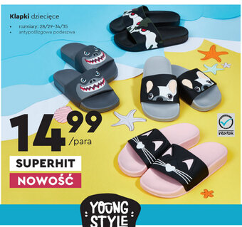 Biedronka Klapki dziecięce oferta