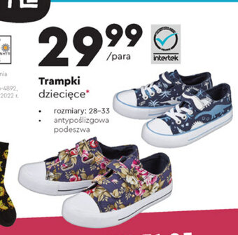Biedronka Trampki dziecięce oferta