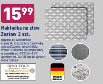 ALDI Nakładka na zlew 2szt. oferta