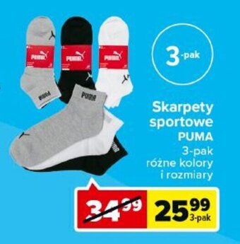 Carrefour Skarpety sportowe Puma 3-pak oferta
