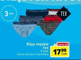 Carrefour Slipy męskie TEX 3-pak oferta