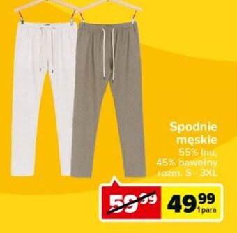 Carrefour Spodnie męskie oferta