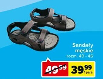 Carrefour Sandały męskie oferta