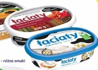 Łaciaty Serek śmietankowy naturalny 200 g