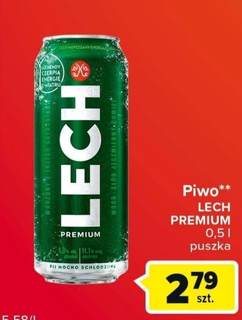 Globi Lech Premium Piwo jasne 500 ml oferta