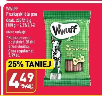 ALDI Przekąska dla psa z kaczką i indykiem 1 SZT 200 G oferta