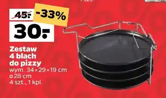 Netto Zestaw 4 blach do pizzy oferta