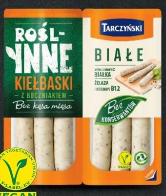 Kaufland Kiełbaski roślinne Tarczyński oferta