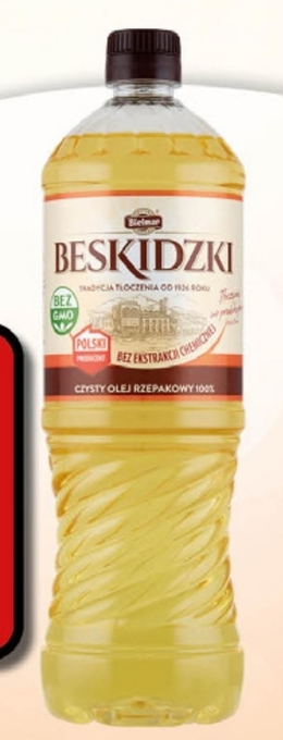 bi1 Bielmar Beskidzki Czysty olej rzepakowy 100% 1 l oferta