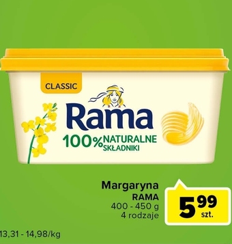 Carrefour Express Rama Classic Tłuszcz do smarowania 450 g oferta