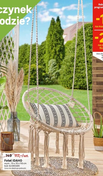 Leroy Merlin Fotel podwieszany oferta