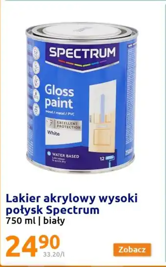 Action Lakier akrylowy wysoki połysk Spectrum 750ml oferta