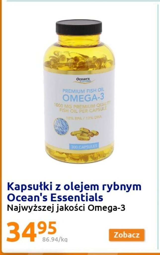 Promocja Kapsu ki z olejem rybnym Ocean s Essentials w Action