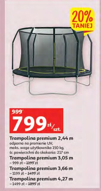 Auchan Trampolina premium 4.27 m oferta