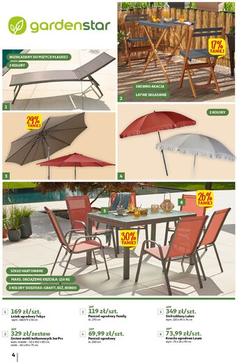 Auchan Parasol ogrodowy 240 cm oferta