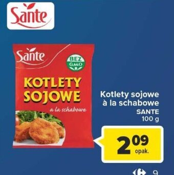 Carrefour Kotlety sojowe a la schabowe Sante 100g oferta
