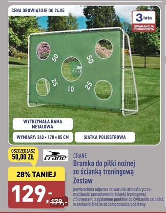 ALDI Bramka piłkarska Crane oferta