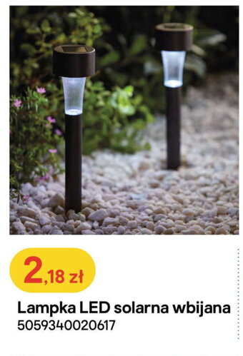 Castorama Lampa LED solarna Wbijana oferta