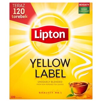 Makro Lipton Yellow Label Herbata czarna 240 g (120 torebek) oferta