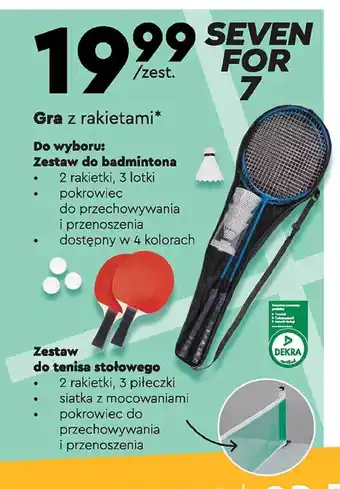 Biedronka Zestaw do tenisa stołowego oferta