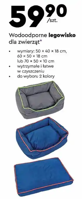 Biedronka Legowisko wodoodporne 50 x 40 x 18 cm oferta