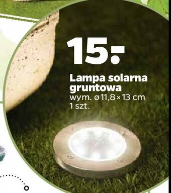 Lampa solarna gruntowa