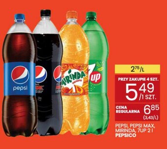 Wafelek Pepsi, Pepsi Max, Mirinda, 7Up 2l oferta