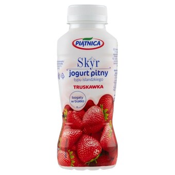 Topaz Piątnica Skyr jogurt pitny typu islandzkiego truskawka 330 ml oferta