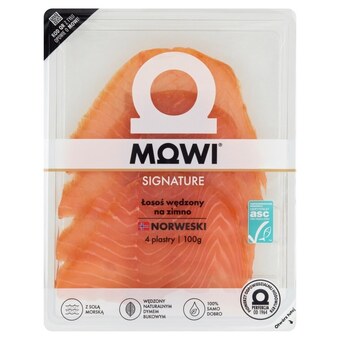 Carrefour Market Mowi Signature Łosoś wędzony na zimno 100 g oferta