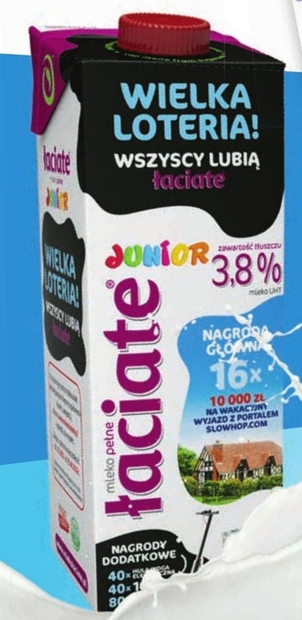 Netto Łaciate Junior Mleko UHT 3,8 % 1 l oferta