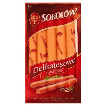 Topaz Sokołów Parówki Delikatesowe klasyczne 250 g oferta