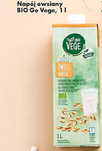 Biedronka Napój owsiany Go Vege oferta