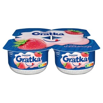 Lewiatan Gratka Deser o smaku truskawkowym 460 g (4 x 115 g) oferta