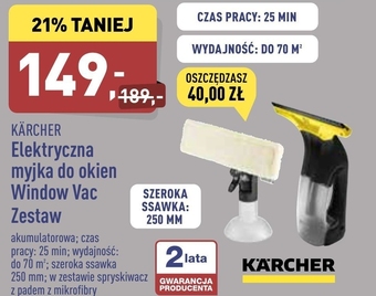 ALDI Elektryczna myjka do szyb Kärcher oferta