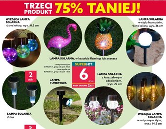 Dealz Lampa solarna efekt kryształu oferta