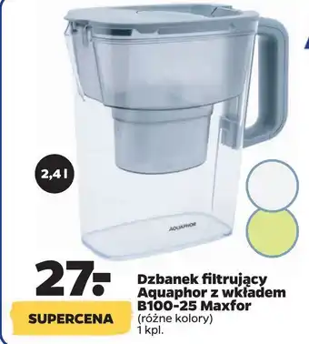 Netto Dzbanek filtrujący Aquaphor z wkładem B100-25 Maxfor oferta