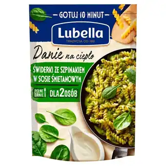 Arhelan Lubella Danie na ciepło świderki ze szpinakiem w sosie śmietanowym 190 g oferta