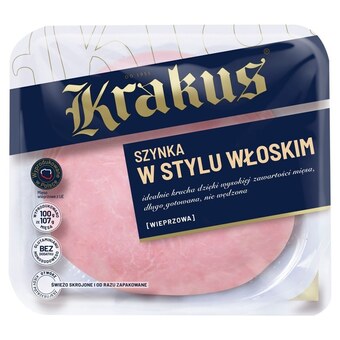 Kaufland Krakus Szynka w stylu włoskim 140 g oferta