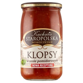 Kuchnia Staropolska Klopsy w sosie pomidorowym 700 g