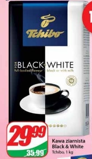 Dino Tchibo For Black´n White Kawa palona ziarnista 1000 g oferta