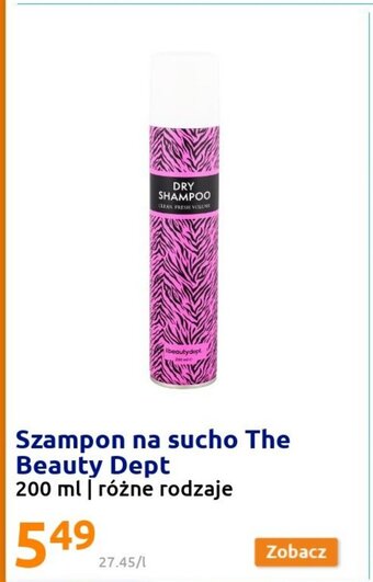 Action Szampon na sucho The Beauty Dept 200ml oferta