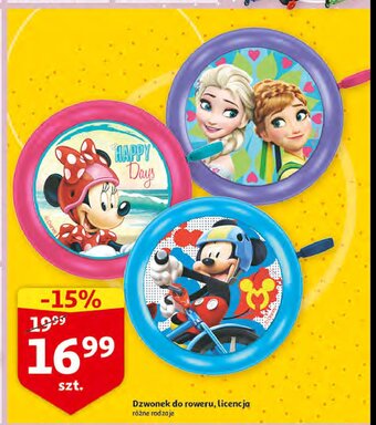 Auchan Dzwonek rowerowy myszka mickey oferta