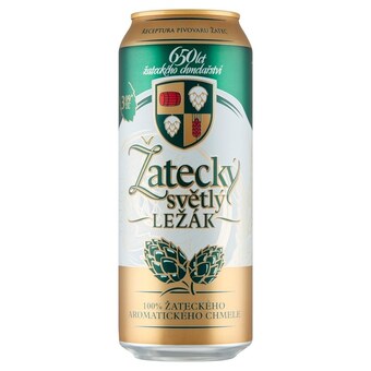 Kaufland Žatecký Světlý Ležák Piwo jasne pełne 500 ml oferta