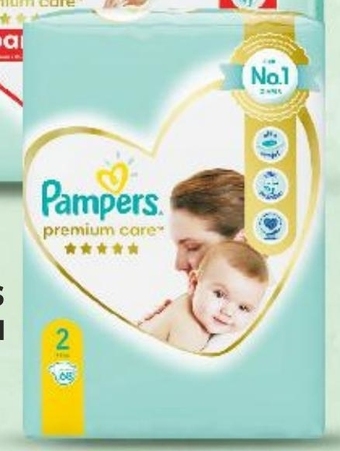 Kaufland Pampers Premium Care, Rozmiar 2, 68 pieluszki, 4kg-8kg oferta