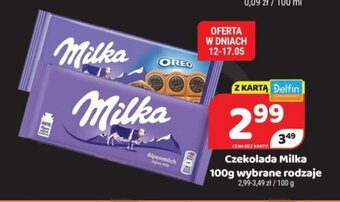 Delfin Czekolada Milka 100g oferta